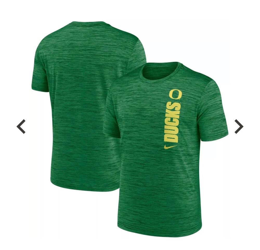 Oregon Ducks Nike DriFit Velocity Performance T-Shirt XS Green